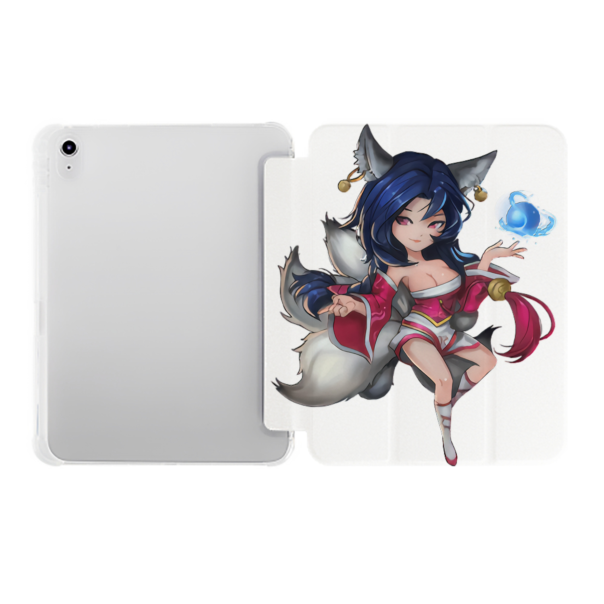 （画像用） リーグ・オブ・レジェンド League of Legends LOL IPad ケース ペン収納付き 三つ折りスタンド PUレザー×シリコン 対応機種9.5/10.5/10.9インチ